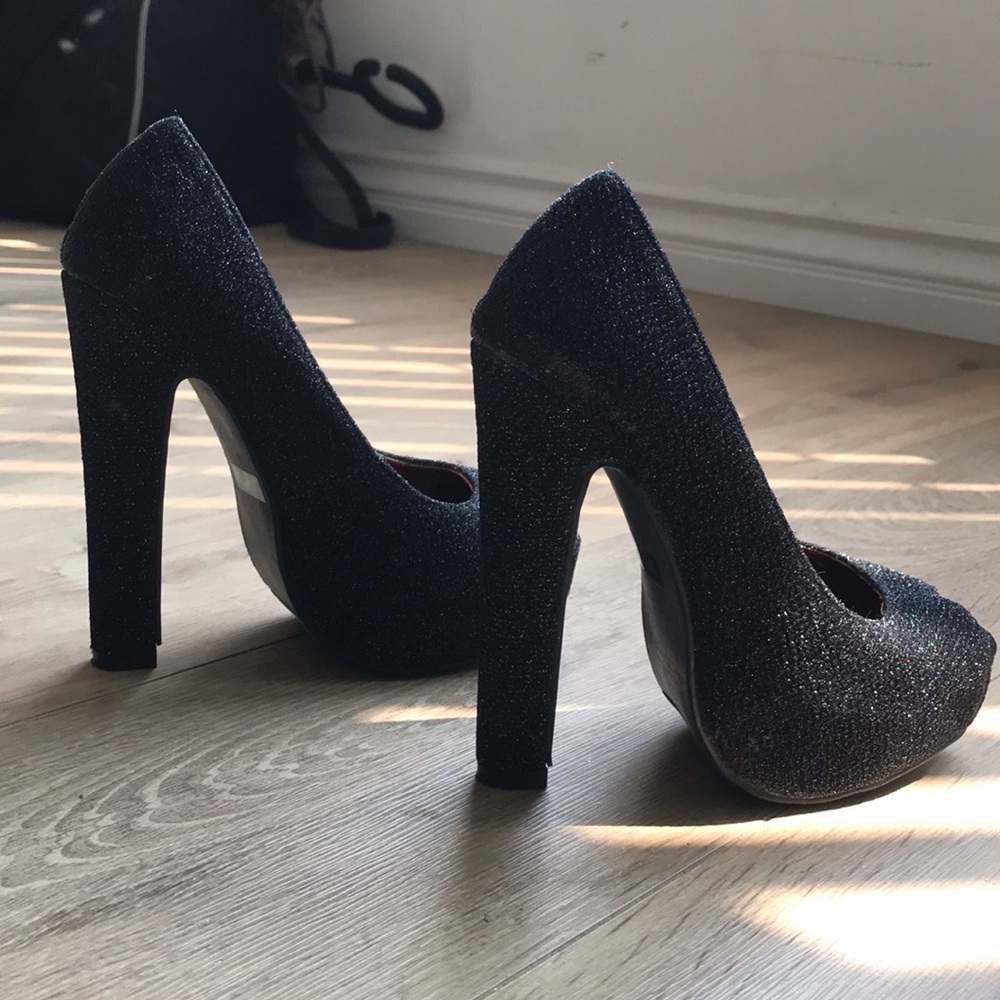 Glitter heels
